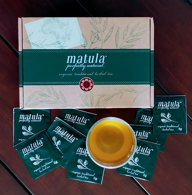 matula tea - overhead view