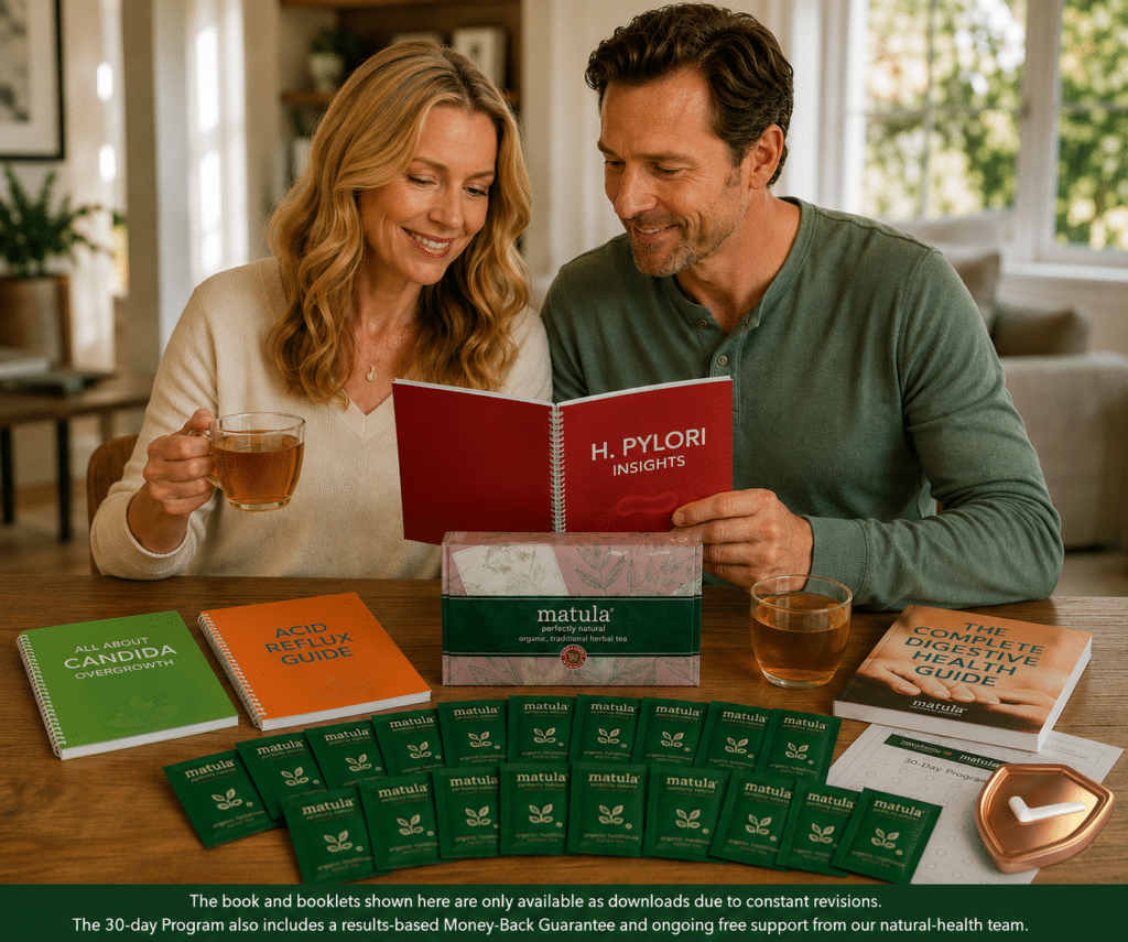 The complete 30-day Matula Tea Program for Digestive Health and H. pylori support